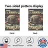FLAGMEUP8386 Army Family Garden Flag - Patriotic Double Sided 12x18 Inch Military Home Decor with Camouflage and USA Flag Design, All-Weather Polyester for Veterans, Memorial Day and 4th of July