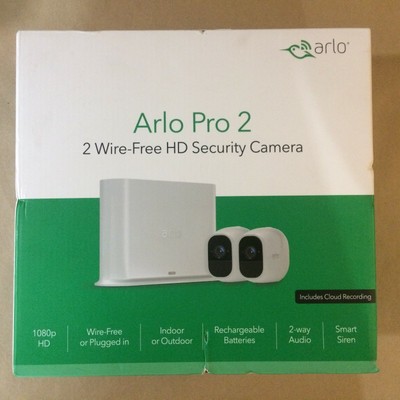 Brand New Netgear Arlo Pro Vms4230 100nas Security Camera System 2 Wireless Cams