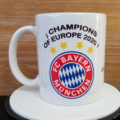 Bayern Munich Mug Cup Taza 11oz Champions Campeones UEFA Coffee Soccer 2020