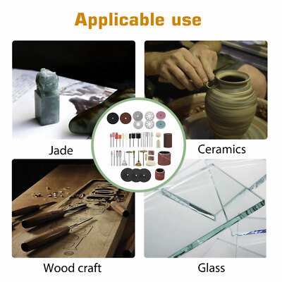 217PCS Rotary Tool Accessories Kit Sanding Cutting Polishing Grinder for Dremel