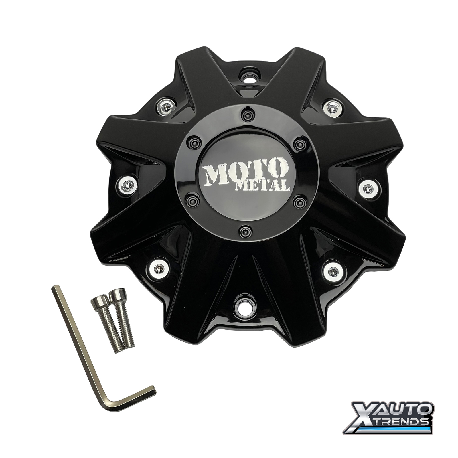 MORI MO970 Wheel Center Cap Gloss Black w/ Optional Open End