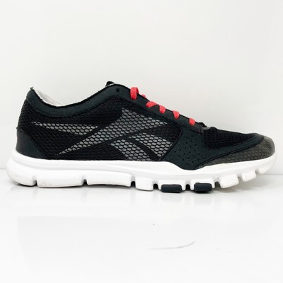 

Reebok Womens Yourflex Trainette 2.0 J95849 Черные кроссовки Кроссовки Размер 8.5, Черный, Yourflex Trainette 2.0