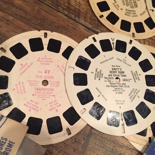 Snow White Rudolph Mickey Tom Saywer Bugs VIEW MASTER viewmaster vintage reels