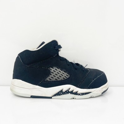 

Nike Boys Air Jordan 5 440890-011 Черные баскетбольные кроссовки, размер 8C, Черный, Air Jordan 5