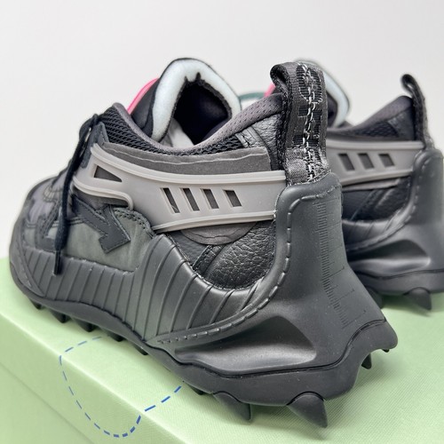 Pre-owned Off-white Odsy 1000 Men's Sneakers Size 40 Eu / 7 Us Black