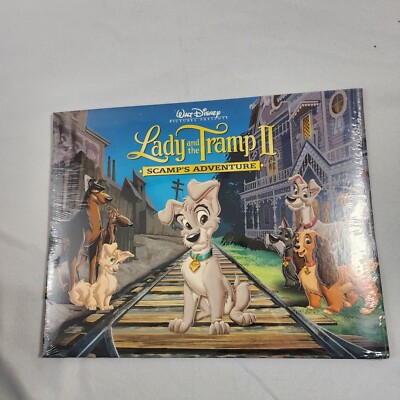 Disney Lady and the Tramp 2 Scamp's Adventure 4 Exclusive Lithographs Portfolio 