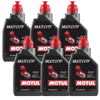 Motul 105785 MULTI CVTF 6L Automatic Technosynthese Transmission Fluid (6 x 1L)