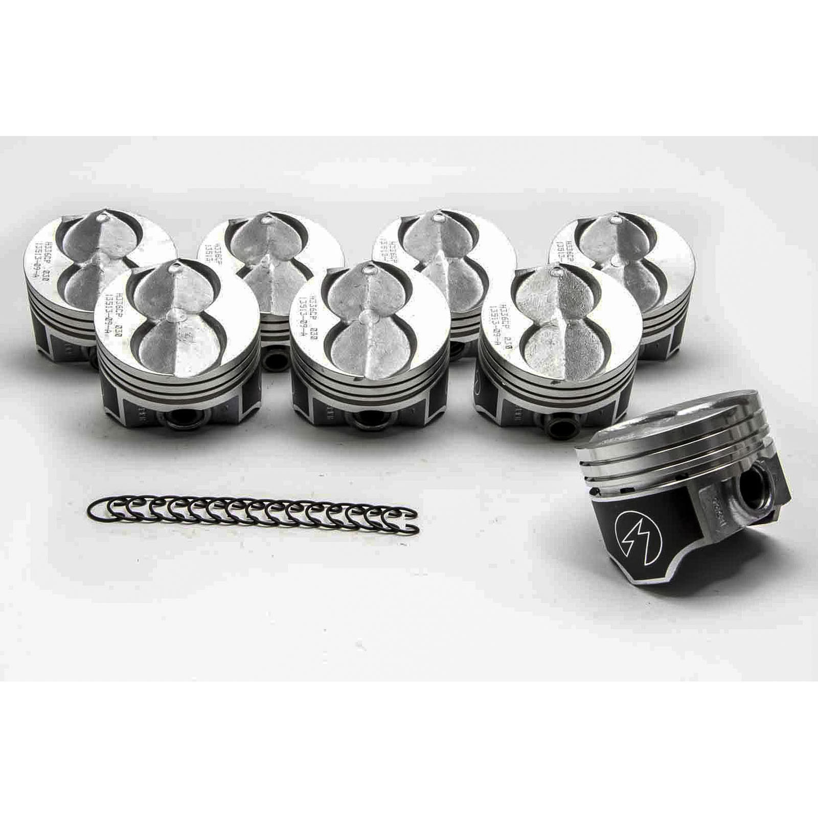Ford 351W/5.8 Speed Pro Hypereutectic Coated Flat Top Pistons Set/8 STD