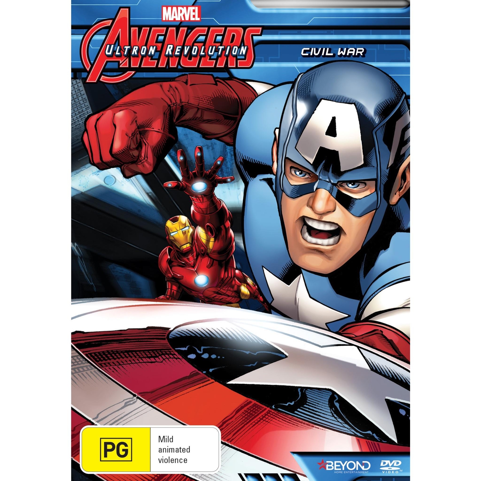 Avengers - Ultron Revolution: Civil War (DVD) New & Sealed - Reg 4 - Picture 1 of 1