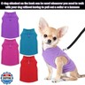 6 Pack Winter Dogs Sweater for Small Dogs Warm Clothes Fleece Vest with Leash Ring Sleeveless Dog Jacket for Little Medium Puppy Pet Unisex(Small,Bright Colors)