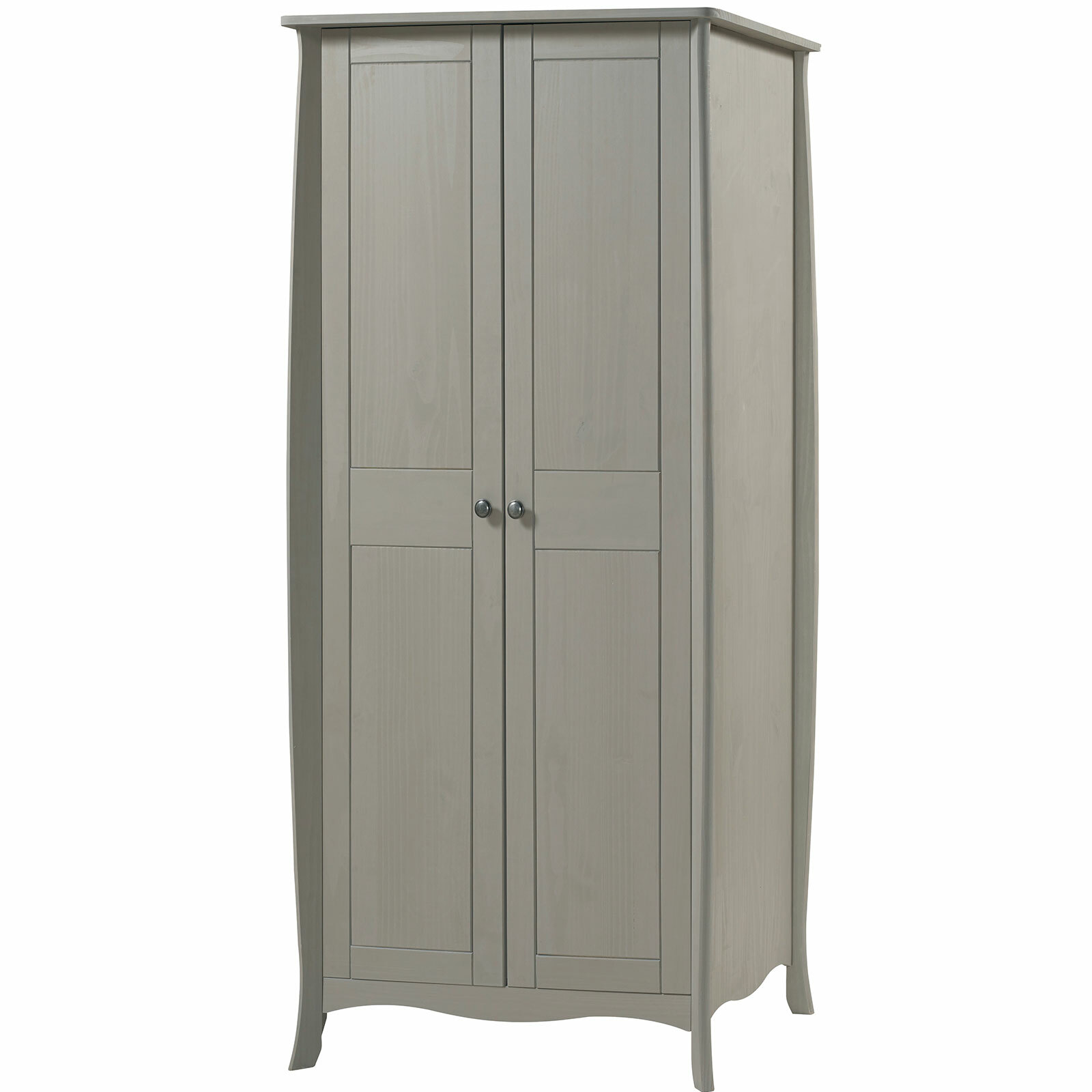 Provence Grey French Style Solid Pine Large Freestanding Bedroom 2