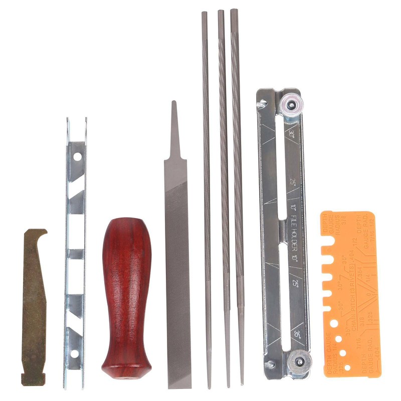 10x Chainsaw Sharpening File Stihl Filing Kit Chain Sharpen Saw Files