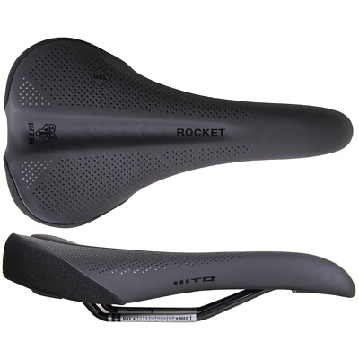 WTB Rocket Bike Bicycle Saddle Seat with Cromoly Rails Medium 142mm Black