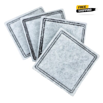 Premier Pet Replacement Carbon Filters for Dog and Cat Fountains, Pack of 4