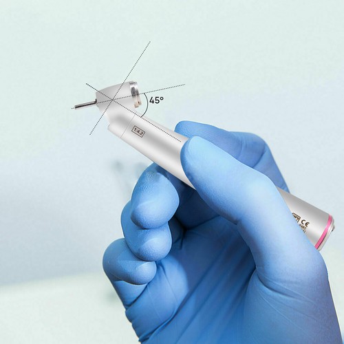 NSK Style Dental 1:4.2 Increasing 45 Degree LED Contra Angle Surgical handpiece