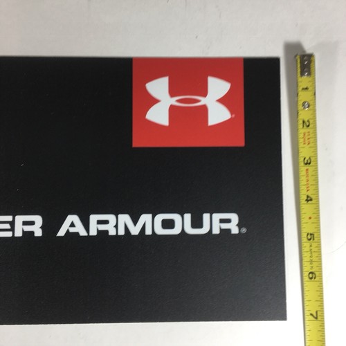 Under Armour Logo Store Retail Display Acrylic Sign Red Black