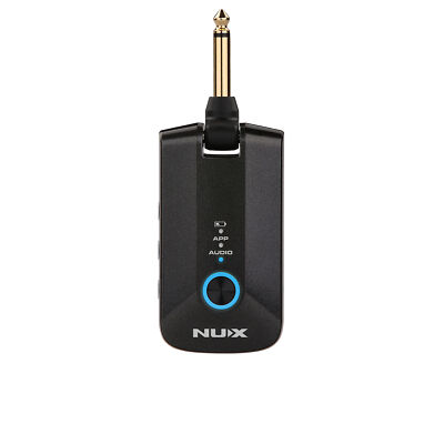 NUX Effects Mighty Plug Pro Headphone Amp for Guitar or Bass, Bluetooth Control