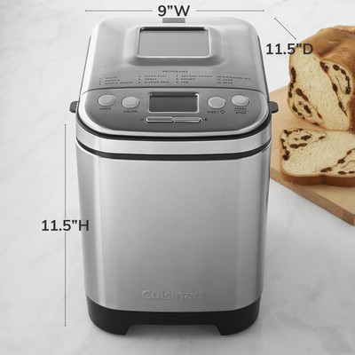 Cuisinart - Compact Automatic Bread Maker - Stainless Steel