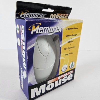 Memorex Optical Mouse Scroll Pro Computer Mouse New In Box Vintage