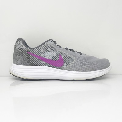 

Nike Womens Revolution 3 819303-009 Серые кроссовки для бега Размер 9,5, Серый, Revolution 3