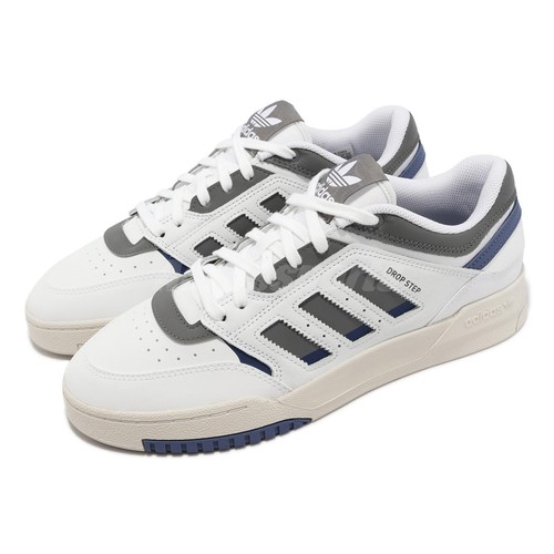 

adidas Originals Drop Step Low Белый Серый Синий Мужская повседневная обувь для образа жизни IE1910, Drop Step Low