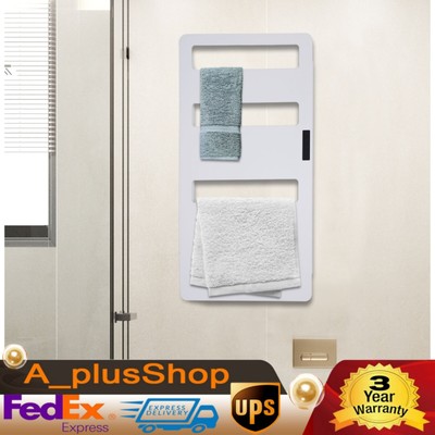 Heated Towel Rack for Bathroom Towel Warmer Wall Mounted Towel Drying with Timer
