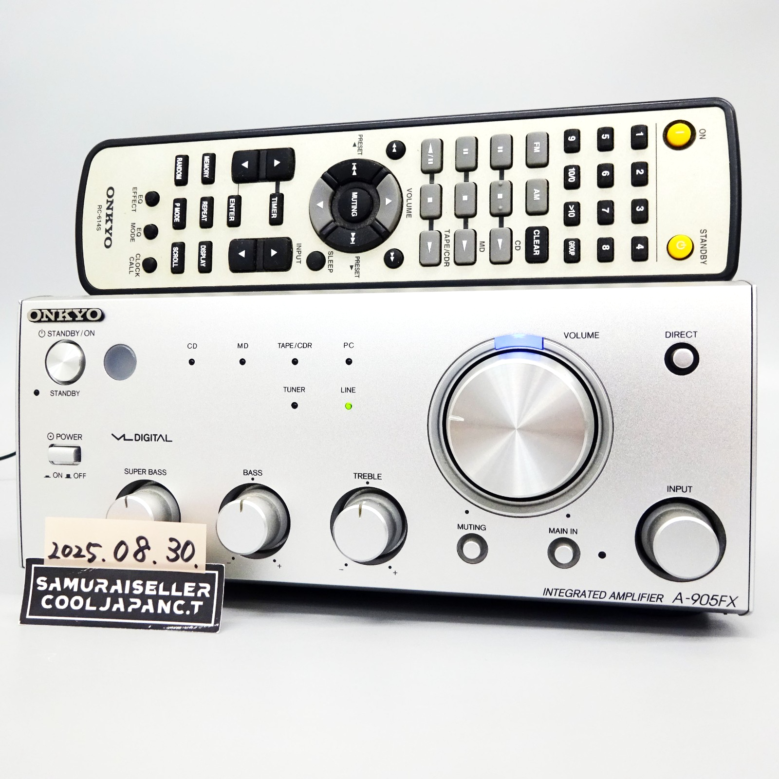 ONKYO アンプA-909 ＋チューナー T-405FX 動作品 ONKYO アンプA-909 ＋チューナー T-405FX 動作品