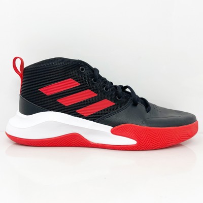 

Adidas Mens Own The Game EF0309 Черные баскетбольные кроссовки Размер 6, Черный, Own The Game