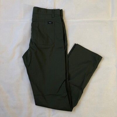 PrAna Double Peak Slim Pant Green Excellent