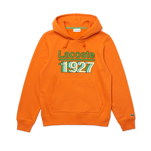 

Lacoste Fango Винтажная флисовая толстовка с капюшоном и принтом