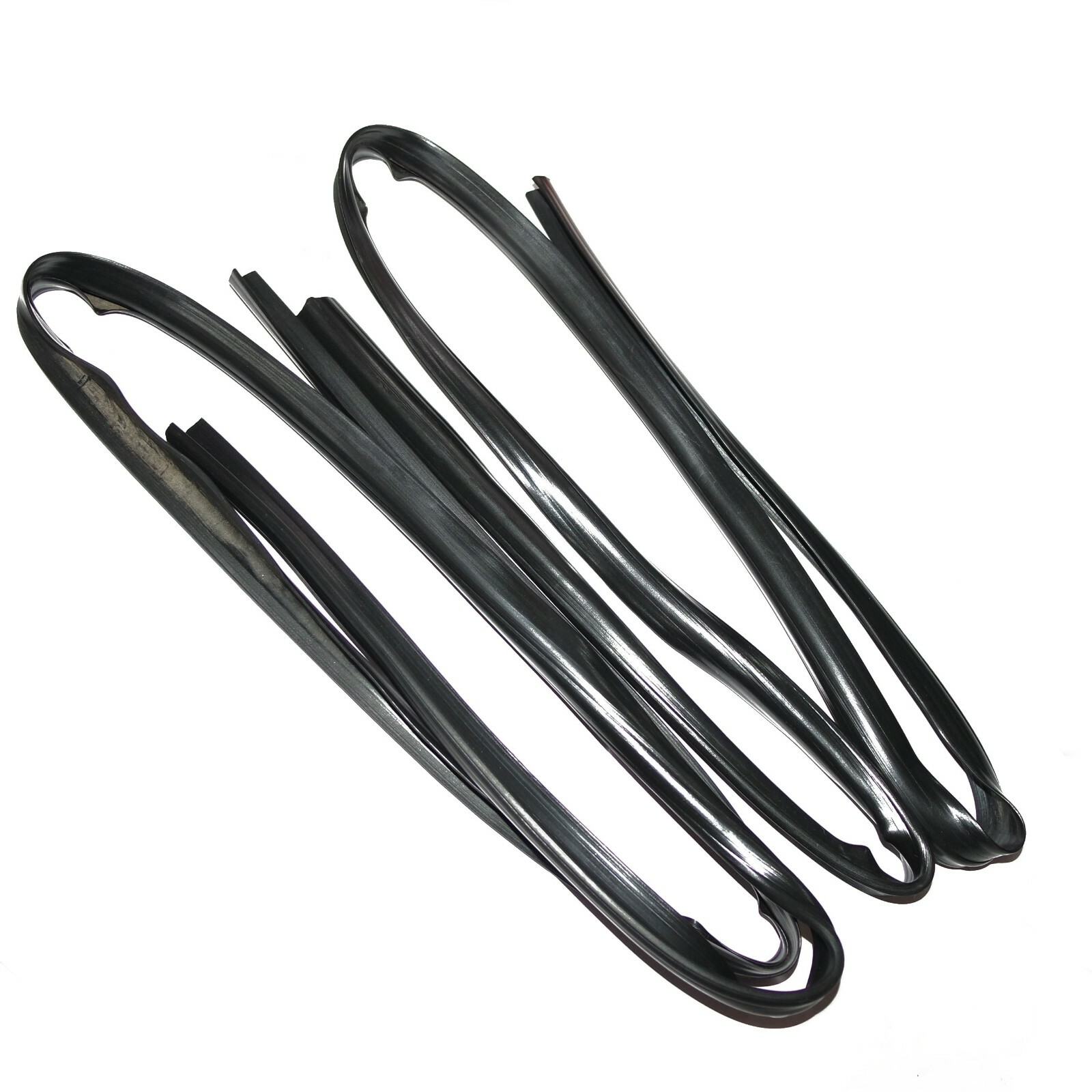 New Black Side Panel Rubber Pair For Lambretta GP LI TV SX Scooter 