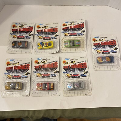 Lot Of 7 NOS Faie Die Cast Swift Runners Cars Porsche Nissan