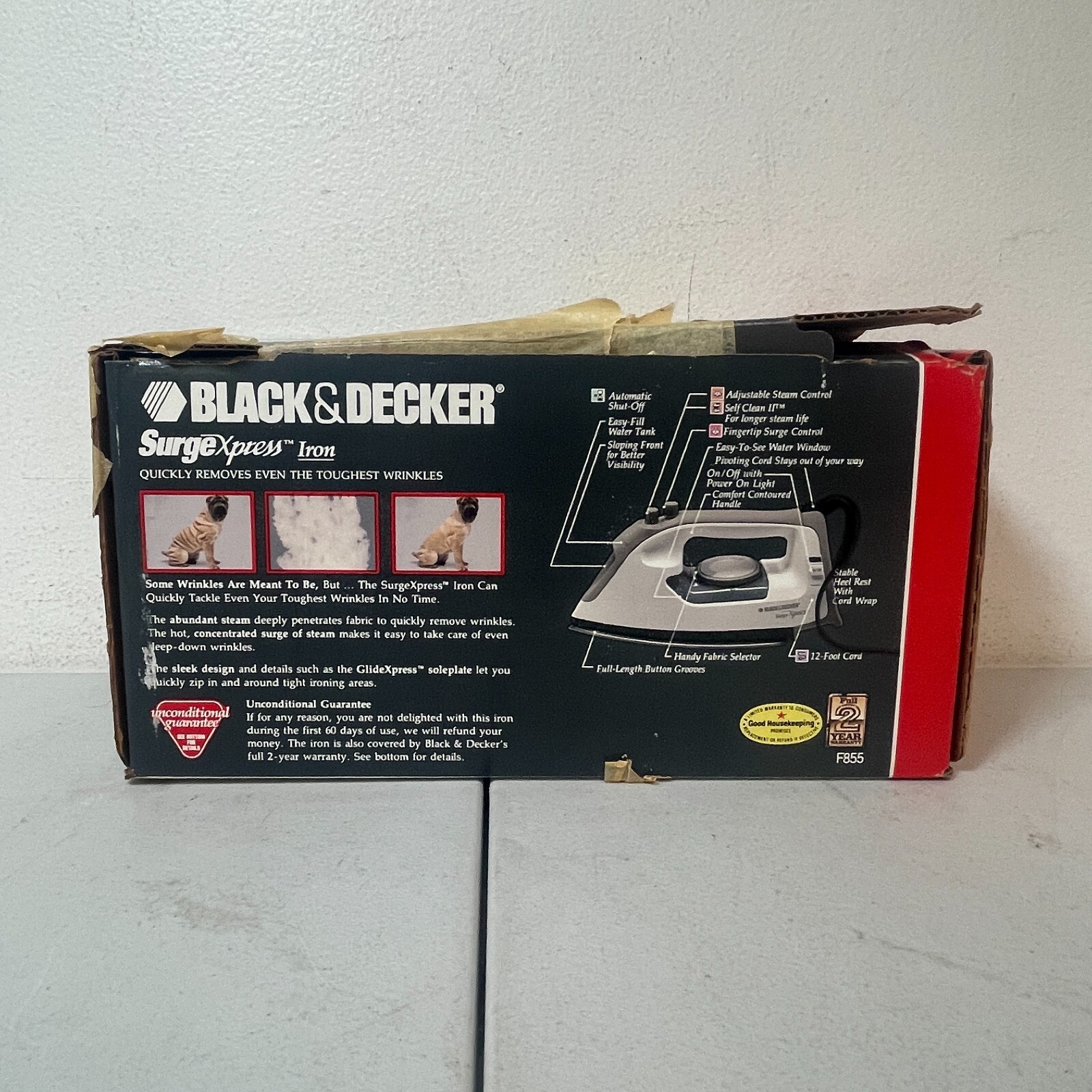 me... Vintage 1993 Black & Decker Surge Xpress Iron 179486-08