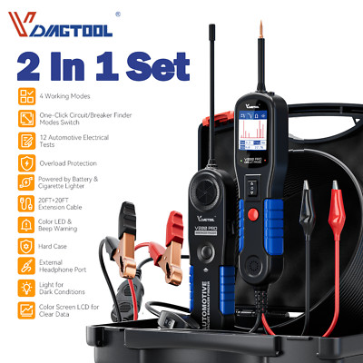 12V 24V Car Electrical Circuit Tester Powerscan Probe AVOMeter Diagnostic Tools