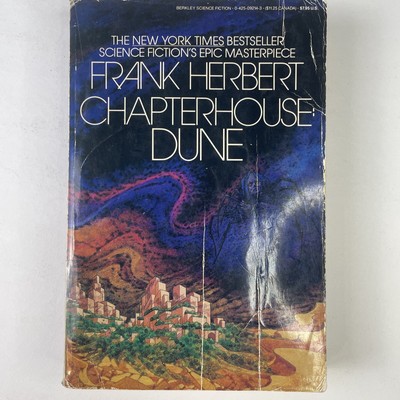 Chapterhouse Dune Frank Herbert 1986 Berkley Sci-fi Fantasy Vintage PB 1st Print
