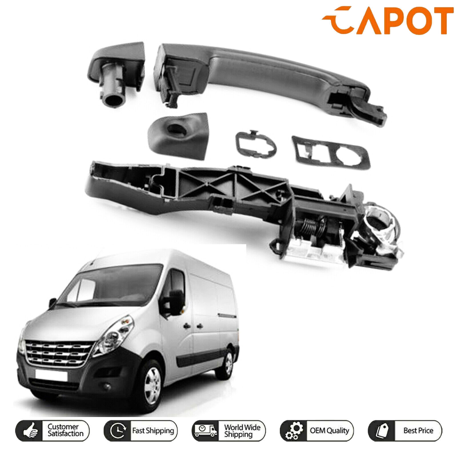 Per Opel Movano Renault Master 3 Meccanismo + Maniglia Porta Scorrevole Sinistra