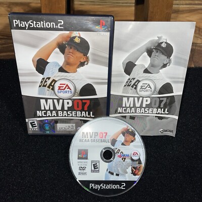 MVP 07 NCAA Baseball (Sony PlayStation 2, 2007) PS2 CIB Complete W/ Manual