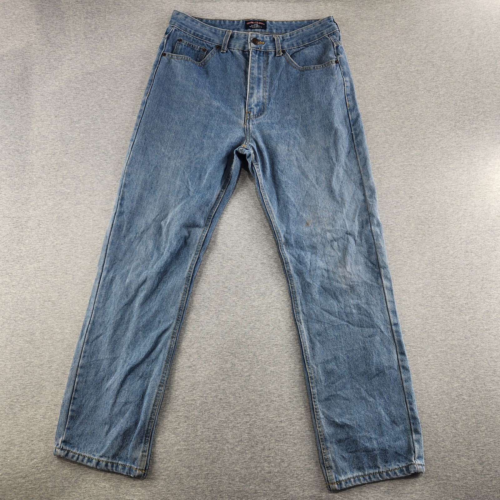 Cross & Winsor Jeans Mens Sz 33x30 VTG Regular Fit 100% Cotton Med Wash Normcore