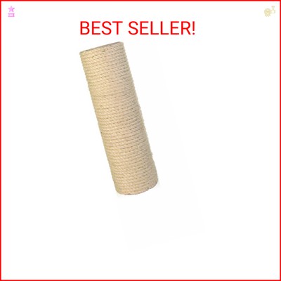 TRIXIE Replacement Sisal Post for Scratching Posts, Cat Trees and Cat Towers, 3.