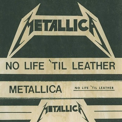 METALLICA No Life Til Leather '' album cover poster 24''x36'' free shipping