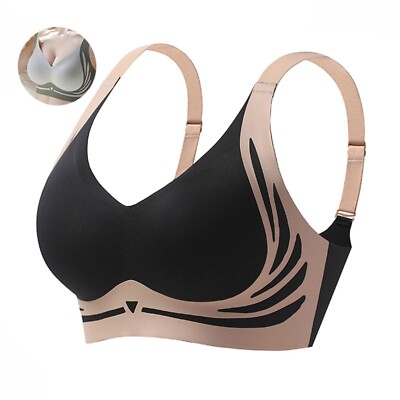 Women's Soft Support Bra Small Push-up Anti-sag Anti-shock Fixed Cup Sports Bra