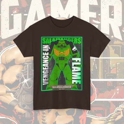 Salamanders Warhammer 40K Game Shirt Collection, Gaming Unisex T-Shirt