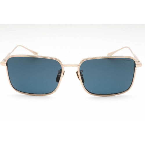 Pre-owned Chopard Men's Sunglasses Shiny Gold Metal Rectangular Shape Frame Schf84m 8fzp