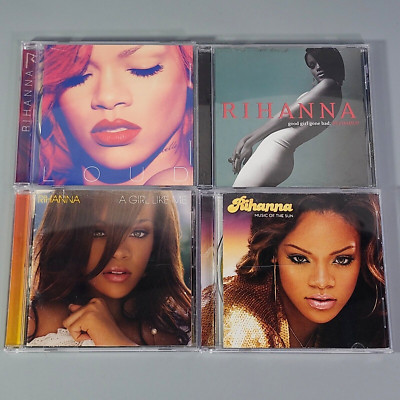 Rihanna 4 CD Lot Music of The Sun Girl Like Me Good Girl Gone Bad Loud Bundle