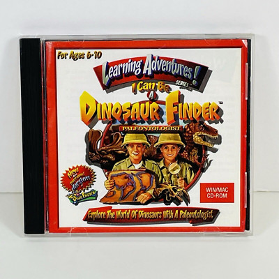 I Can Be A Dinosaur Finder Learning Adventures Series CD-ROM Windows Macintosh