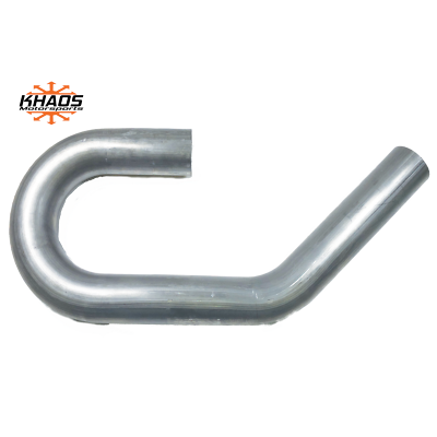 2.25" 2 1/4" 180 and 45 Degree U J Combo Aluminized Mandrel Bend Exhaust Tubing