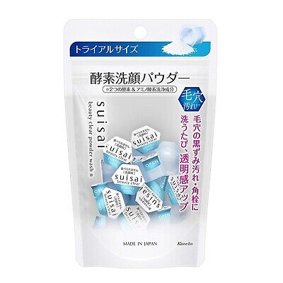 Kanebo Suisai Beauty Clear Powder Face Wash Enzyme Cleanser Cubes Portable Japan