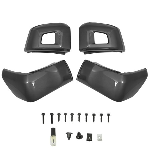 Front & Rear Bumper End Cap Cover MAGNETIC GRAY 1G3 For Toyota Tundra 14-21