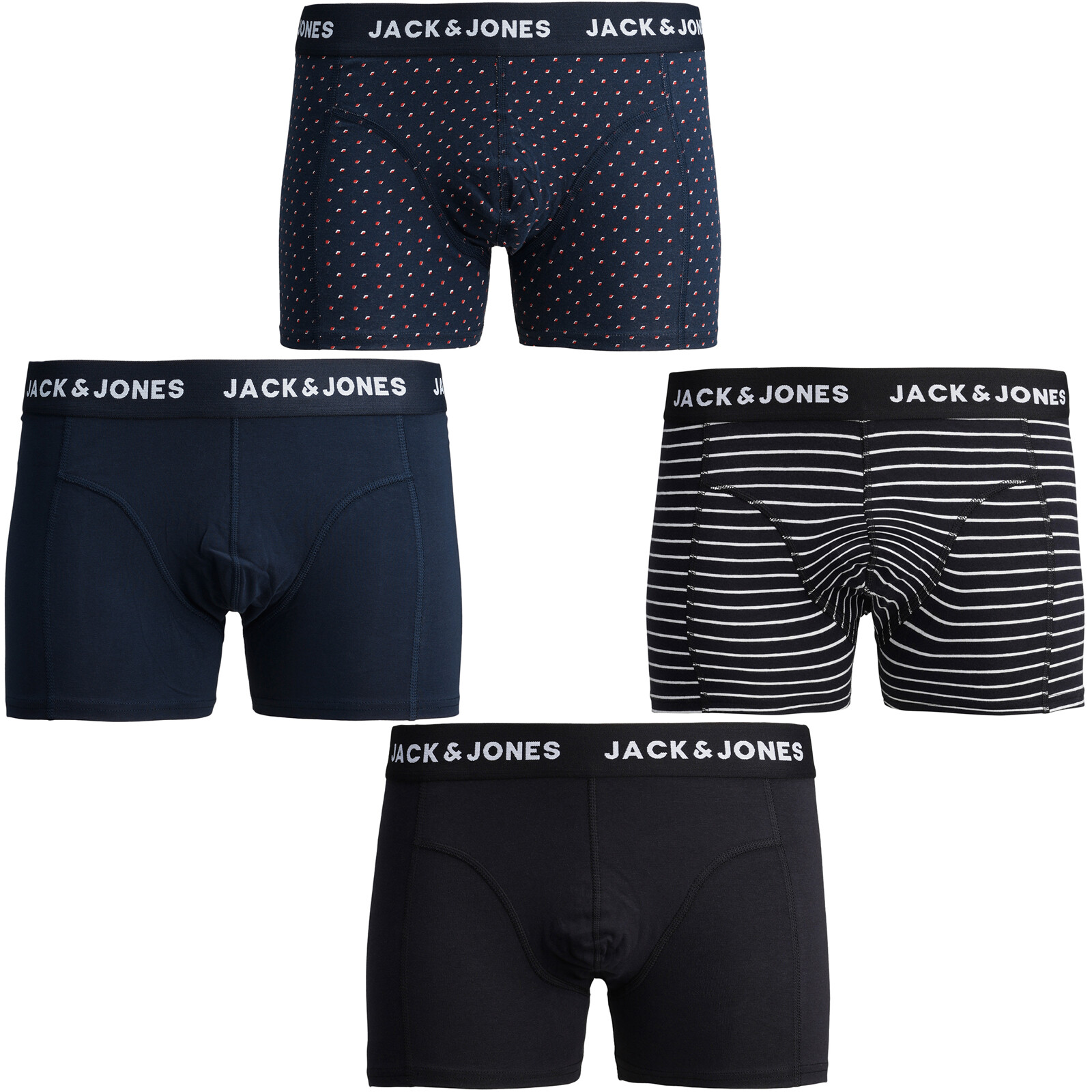 Jack &amp; Jones Boxer Shorts Trunks Gift Box Mens 2 Pack Cotton Blend Underwear Set | eBay