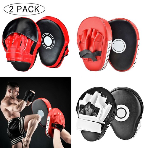 DE 2tlg Pratzen Focus Pad Handpratzen Pratze Kick Boxen Kampfsport Schlagpolster